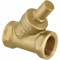 Messing-Schrägsitz-Rückschlagventil - DN 25 - PN16 - 1'' IG X 1'' IG