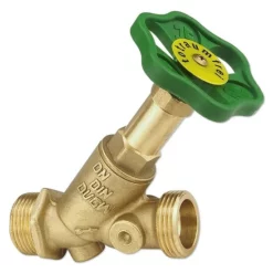 Schrägsitzventil, 3/4'' AG - DN15 - Mit Nichtsteigender Spindel Und Fettkammeroberteil