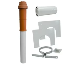 Buderus Grundbausatz DO Dachdurchführung - Ø 80/125 Mm - Rot - 7738112571