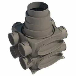 Buderus VK125-2V Verteiler 2-lagig Vertikal Für Rund- Und Flachkanalsysteme - 7738100820