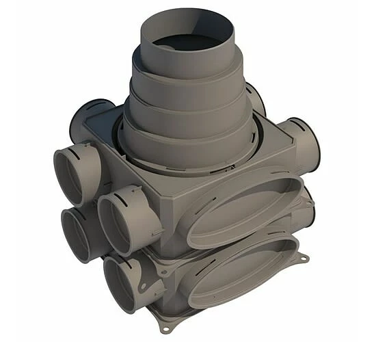 Buderus VK125-2V Verteiler 2-lagig Vertikal Für Rund- Und Flachkanalsysteme - 7738100820 1 Buderus VK125-2V Verteiler 2-lagig Vertikal Für Rund- Und Flachkanalsysteme - 7738100820