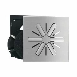 Buderus Zuluftventil AVD125 Für Decken- Oder Wandmontage (Drallauslass), DN125, Aluminium In Edelstahloptik - 7738112054