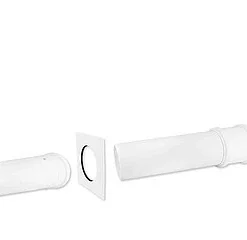 Buderus Abgaspaket Grundbausatz GAF-K DN 80/125 Für Fassade - Edelstahl - 7738112565