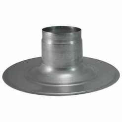 Buderus Flachdach-Klebeflansch Für Luft-/Abgas-Dachdurchf. Senkrecht - Ø 125 Mm - H 150 Mm