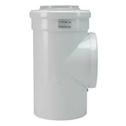 Buderus Luft-/Abgasrohr Konzentrisch Mit Prüföffnung - Ø 80/125 Mm - L 250 Mm - Weiß - 7738112666