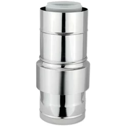 Buderus Konzentrischer Zuluftstutzen DN80/125 - Edelstahl - 7738112705