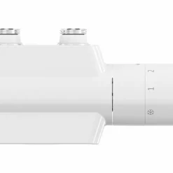 Buderus Universalarmatur-Set Für Vertikal- & Badheizkörper Mit Mittenanschluss - Durchgangs- / Eckform