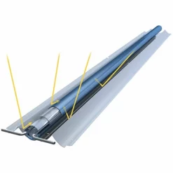 Buderus Solaranlage Logaplus S19 - 4 Kollektoren (4,88m²) SKR10 CPC - KS0110 SC20/2 - Aufdachmontage - 7739606388 -Wolf Verkaufsgeschäft BU7739606388 4