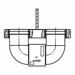 Buderus Logaplus-Paket Luftkanäle LKP700-2, Aufstellung Oberhalb Erdgleiche, Für WLW196i IR 6-8 - 7739612625