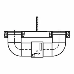 Buderus Logaplus-Paket Luftkanäle LKP700-3, Aufstellung Oberhalb Erdgleiche, Für WLW196i IR 6-8 - 7739612627