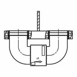 Buderus Logaplus-Paket Luftkanäle LKP900-3, Aufstellung Oberhalb Erdgleiche, Für WLW196i IR 11-14 - 7739612633