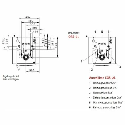 WOLF Gasbrennwert-Zentrale CGS-2 14 KW/120L - 8615013 4 WOLF Gasbrennwert-Zentrale CGS-2 14 KW/120L - 8615013 – Bild 4