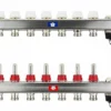 Fußbodenheizungsverteiler Aus Edelstahl Mit Topmeter Für 7 Heizkreise - Ohne Anschlussset