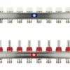 Fußbodenheizungsverteiler Aus Edelstahl Mit Topmeter Für 9 Heizkreise - Ohne Anschlussset