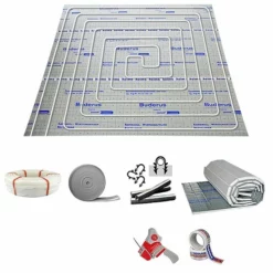10 M² Fußbodenheizung-Set - Tackersystem Dämmstärke 25-2 Mm - PE-RT 5-Schichtrohr 16 X 2 Mm