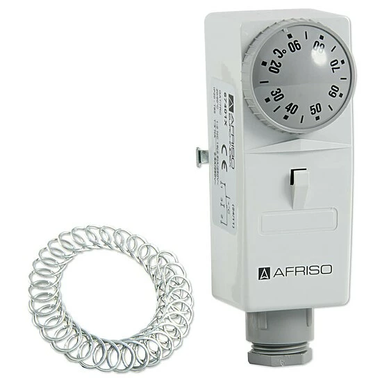 AFRISO GAT/7RC Anlege-thermostat Sicherheitsbegrenzer Anlegefühler - Einstellung 20 Bis 90°C - 67401 1 AFRISO GAT/7RC Anlege-thermostat Sicherheitsbegrenzer Anlegefühler - Einstellung 20 Bis 90°C - 67401
