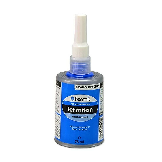 FERMITAN Brauchwasser Dichtmittel - Für Kalt- Und Warmwasserkreisläufe - Flasche 75 Ml 1 FERMITAN Brauchwasser Dichtmittel - Für Kalt- Und Warmwasserkreisläufe - Flasche 75 Ml