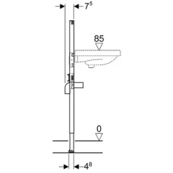 Geberit Duofix Unterputz Waschtisch Element 112 Cm, Für Einlocharmatur - 111430001 -Wolf Verkaufsgeschäft GE111430001 2