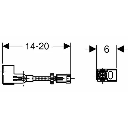 Geberit Duofix Bausatz Für Vorwandmontage / Ecklösung - 111835001 2 Geberit Duofix Bausatz Für Vorwandmontage / Ecklösung - 111835001 – Bild 2