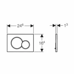 Betätigungsplatte Geberit SIGMA01 Weiß-alpin, 2-Mengen-Spülung - 115770115 5 Betätigungsplatte Geberit SIGMA01 Weiß-alpin, 2-Mengen-Spülung - 115770115 -Wolf Verkaufsgeschäft GE115770115 3