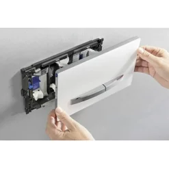 Geberit Betätigungsplatte SIGMA50 Schwarz/ Glanz-chrom/ Chrom-gebürstet, 2-Mengen-Spülung - 115788DW2 -Wolf Verkaufsgeschäft GE115788DW2 3