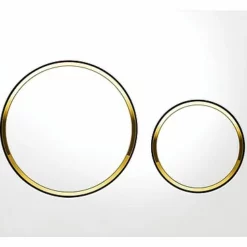 SIGMA20 Betätigungsplatte Weiß/ Vergoldet Von Geberit, 2-Mengen-Spülung - 115882KK1