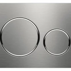 Geberit Betätigungsplatte SIGMA20 Edelstahl, 2-Mengen-Spülung - 115882SN1