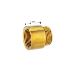 Messing Gewindefitting-Hahnverlängerungs-Paket 1/2'' - 120-teilig - 10 % Gespart -Wolf Verkaufsgeschäft GFMHV04SET120 2