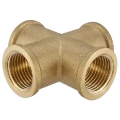 Messing-Gewindefitting-Kreuzstück 4 X 1 1/4'' IG