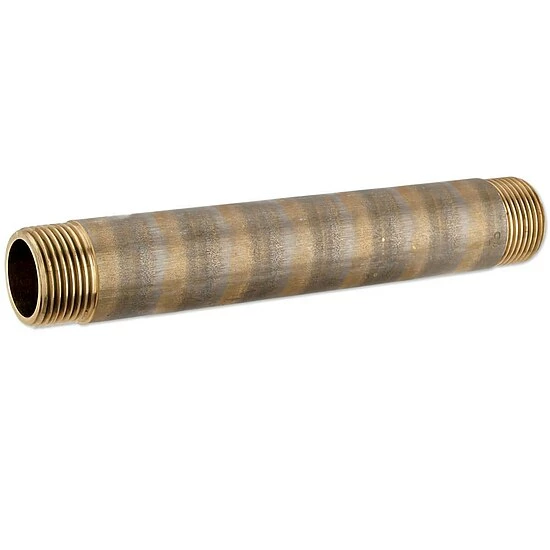 Rotguss Gewindefitting-Langnippel 1'' X 200 Mm 1 Rotguss Gewindefitting-Langnippel 1'' X 200 Mm