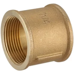 Rotguss Gewindefitting-Muffe 1 1/4'' IG X 1 1/4'' IG