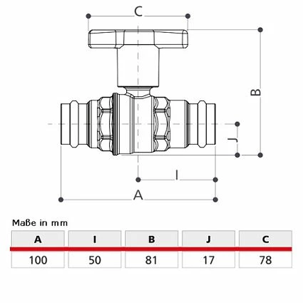 Giacomini Press-Kugelhahn Für Solar - 18 Mm X 18 Mm - Voller Durchgang - Max. 180°C 2 Giacomini Press-Kugelhahn Für Solar - 18 Mm X 18 Mm - Voller Durchgang - Max. 180°C – Bild 2