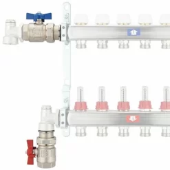 Kugelhahn-Set 1'' IG X 1'' AG Selbstdichtend - Mit Blauem Und Rotem Flügelgriff 6 Kugelhahn-Set 1'' IG X 1'' AG Selbstdichtend - Mit Blauem Und Rotem Flügelgriff -Wolf Verkaufsgeschäft KHV0606S 2