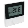 Raumregler Alpha Direct Control Display - 230 V - Mit Schwarzer Designscheibe - Gehäuse Signalweiß