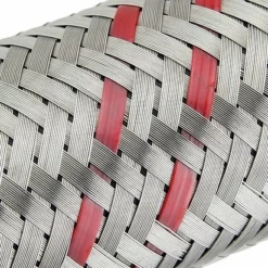 Panzerschlauch 1 1/4'' AG X 1 1/4'' IG Überwurfmutter Mit Edelstahldrahtumflechtung - Für Heizung - Länge 300 Mm -Wolf Verkaufsgeschäft PSE07 2