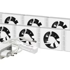 SpeedComfort Heizkörper-Ventilator Duo-Set - Geeignet Für Heizkörper Und Konvektoren Von 75-120 Cm Länge