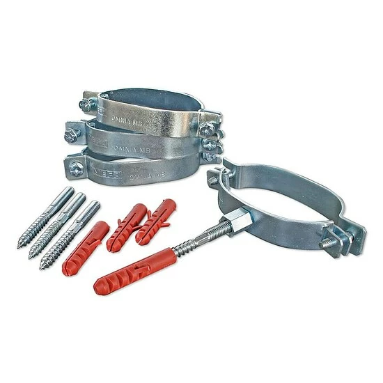 Ovalschellen-Set Zur Befestigung Von Solar-Edelstahl-Doppel-Wellrohr DN 16 1 Ovalschellen-Set Zur Befestigung Von Solar-Edelstahl-Doppel-Wellrohr DN 16