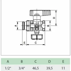 SIMPLEX KFE-Kugelhahn 1/2'' Durchgangsform Für SOLAR - Selbstdichtend - PN16 - Vernickelt 5 SIMPLEX KFE-Kugelhahn 1/2'' Durchgangsform Für SOLAR - Selbstdichtend - PN16 - Vernickelt -Wolf Verkaufsgeschäft SXF10647 2