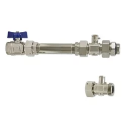 Wärmemengenzähler-Einbau-Set - Horizontal - Für Baulänge 110 Mm 3/4'' Und 130 Mm 1''