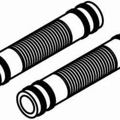 2 Stück Viessmann Verbindungsrohre Mit Messinganschluss-Enden Und O-Ringen - 7248239
