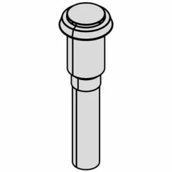 Viessmann Dachdurchführung DN160/180, Schwarz, Länge 1 M - 7501781