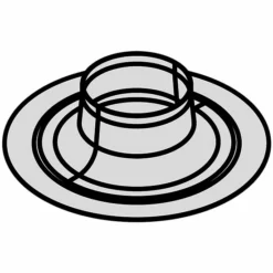 Viessmann Flachdachanschluss-Stück DN160/180 Für Dachdurchführung - 7501783
