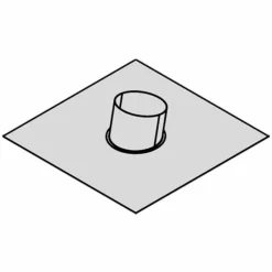 Viessmann Universal Dachpfanne DN160/180, Für Dachneigung 20-50°, Schwarz - 7501787