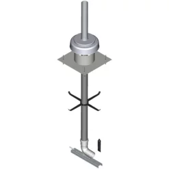 Viessmann Basispaket Schacht Ø 80 Mm, Kunststoff (Metall, PPs, Typ B) Für Doppelzügige Schornsteine - 7502680
