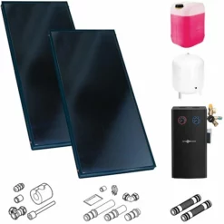 Viessmann Solaranlage Mit 2 Stk. Vitosol 200-FM SV2F, Regelung Und Zubehör Zur Solaren Nachrüstung - SK05745