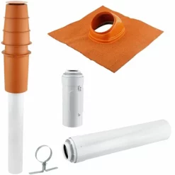 Viessmann Paket Abgassystem Ø 60/100 Dachdurchführung - Farbe Rot - Z010443