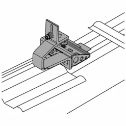 Viessmann Befestigungssatz Für 1 Flachkollektor Senkrecht Für Dachpfannen-Eindeckung Mit Konterlattung - 0,75 KN/m² - Z012869