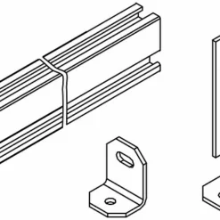 Viessmann Befestigungssatz Liegende Montage Flachdach 5,30 M² - 1,5 KN/m² - ZK03211