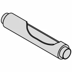 Viessmann Schalldämpfer DN160 Aus Flexrohr, Länge 1m, Packungsdicke 50 Mm - ZK03036