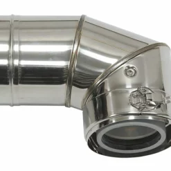 Vaillant Bogen 87° Konzentrisch Für Fassadenverlegung Ø 80/125 Edelstahl - 0020042756